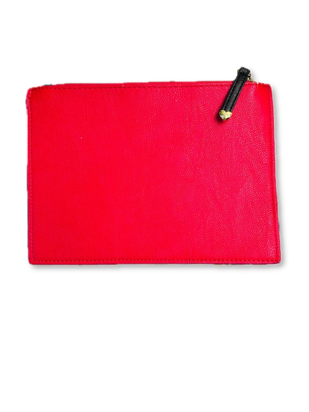 Betsey Johnson Hot Pink Wristlet with Black Zip Pull